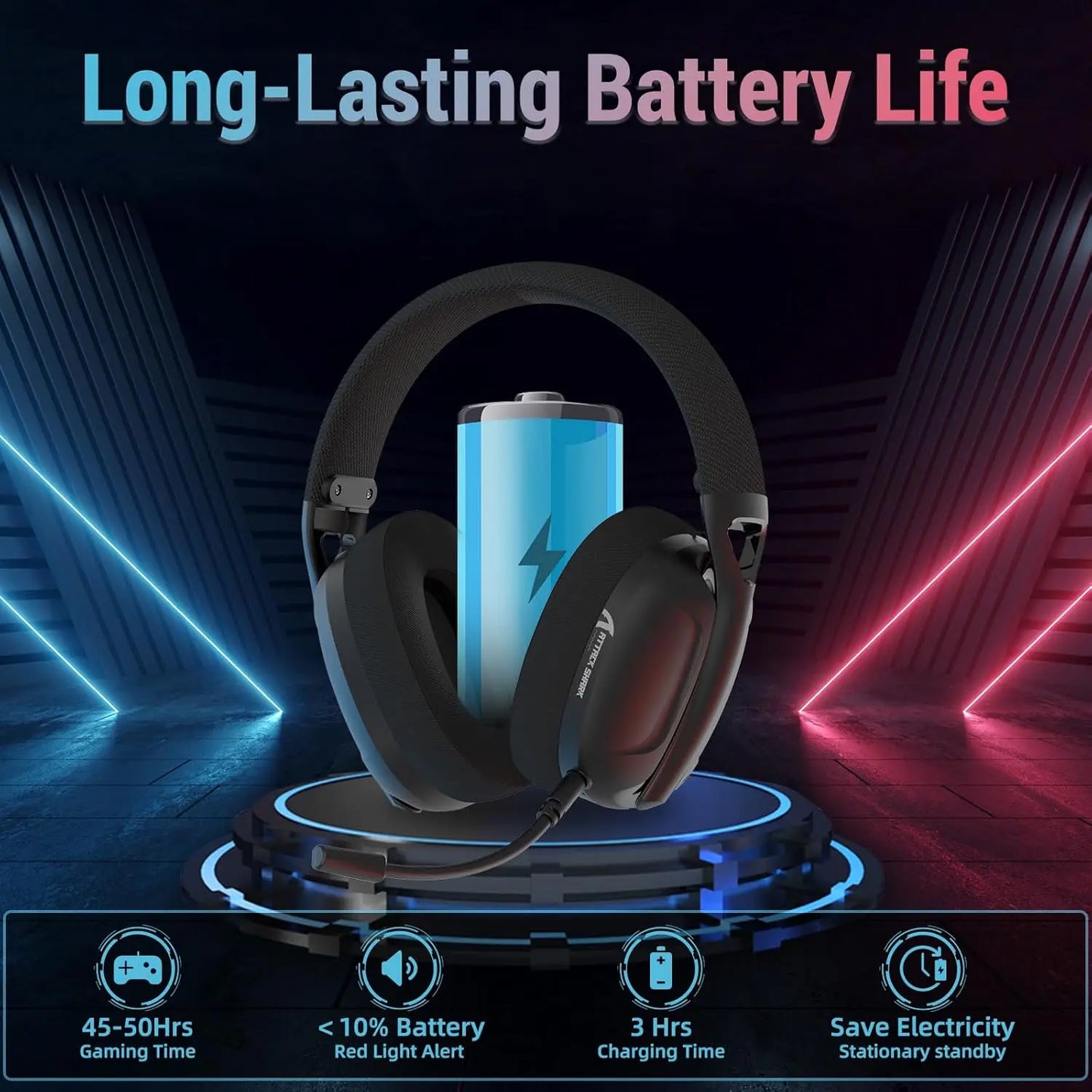 ATTACK SHARK L80 Ultra Light Wireless Tri-Mode connection Dual interface Pro-G Drivers noise-canceling microphone Gaming Headset