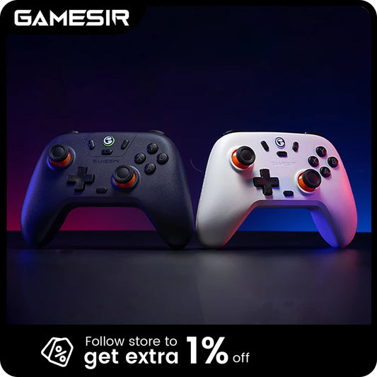 GameSir Nova Lite Wireless Switch Controller Bluetooth Gamepad with Hall Effect for Nintendo Switch iPhone Android Phone PC