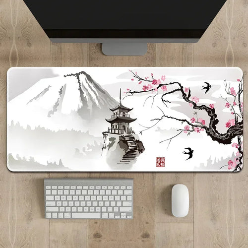 Japanese Dragon Large Gaming Mousepad XXL Keyboard Gamer Mouse Pad on